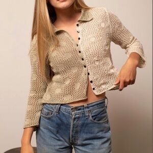 Ajaie Alaie Evil Eye Summer Cardi